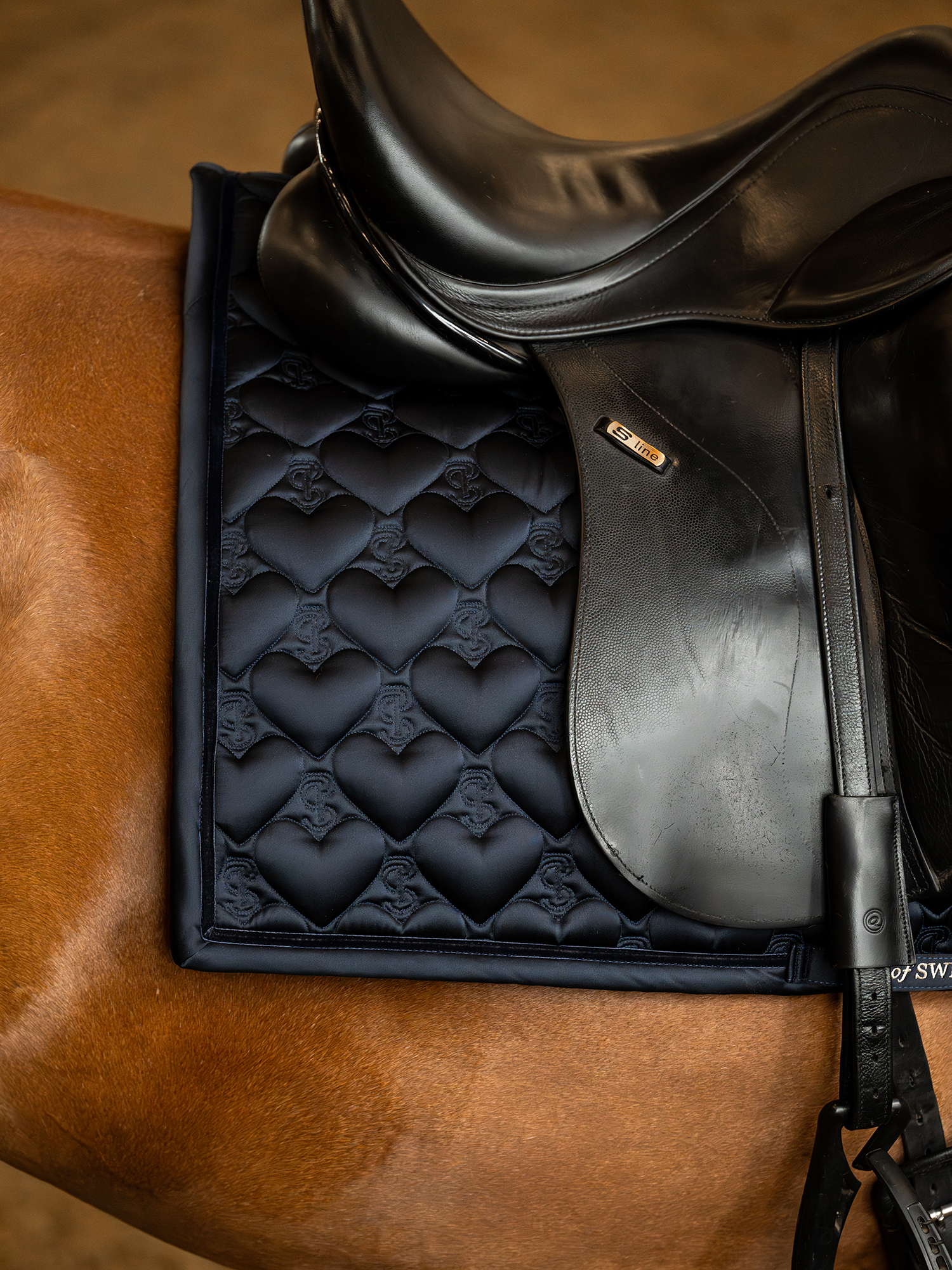 Saddle Pad Heart Dressage