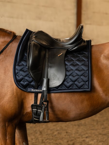 Saddle Pad Heart Dressage