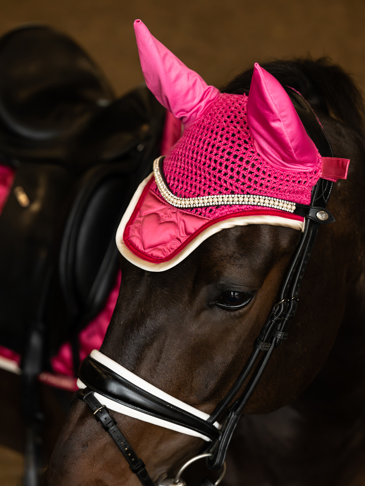 Saddle Pad Heart Dressage