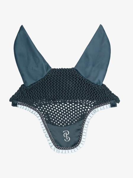 Ear Bonnet Ruffle Pearl