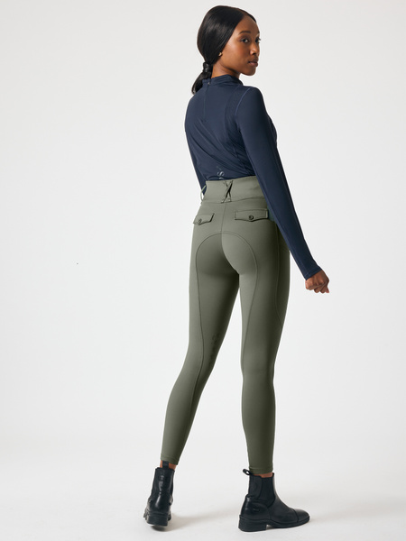 Katja Compression Knee-Patch Riding Tights