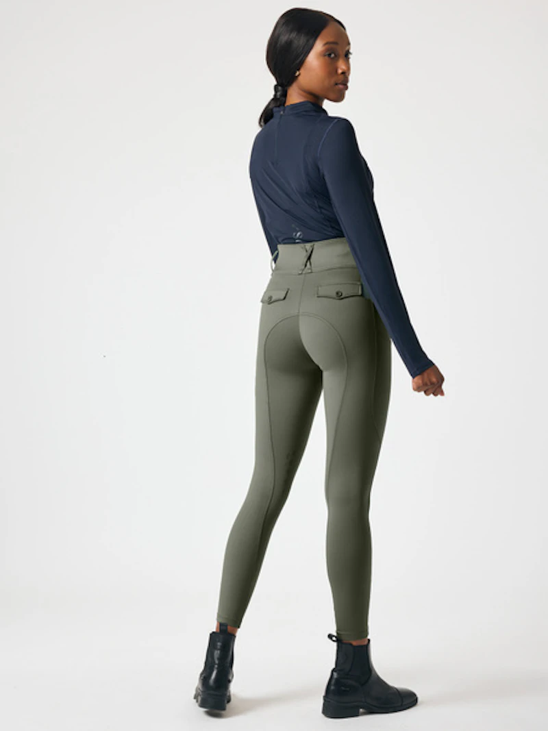Katja Compression Knee-Patch Riding Tights Katja Compression Knee-Patch Riding Tights