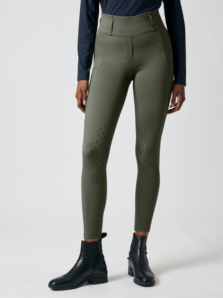 Katja Compression Knee-Patch Riding Tights