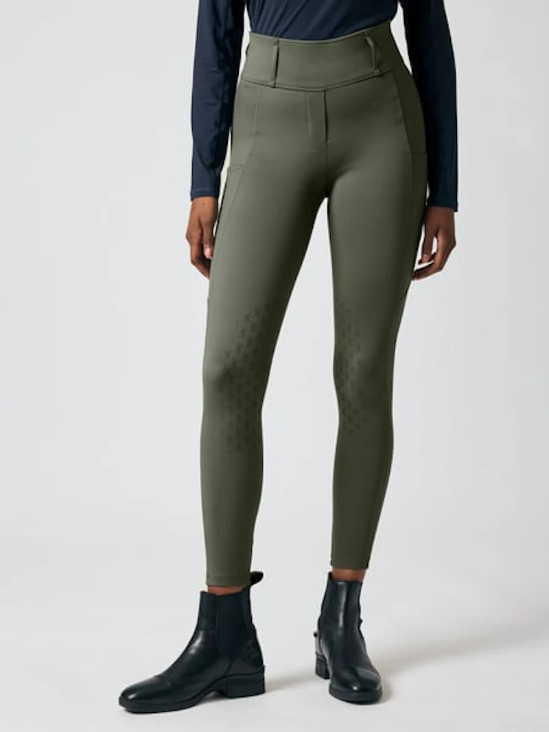 Katja Compression Knee-Patch Riding Tights Katja Compression Knee-Patch Riding Tights