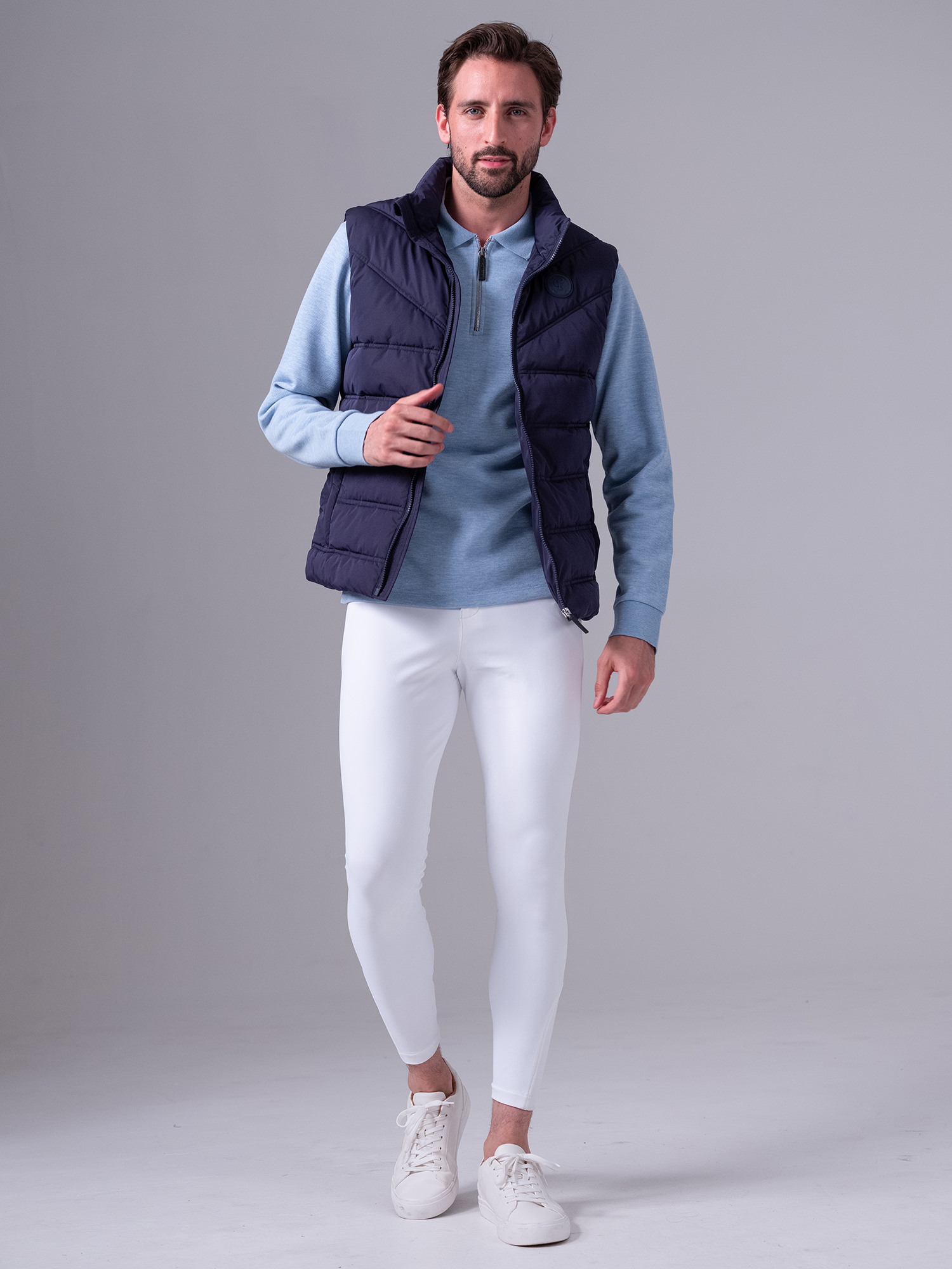 VOLUME NECK DOWN VEST ネイビー M VOLUME NECK DOWN VEST ネイビー M VOLUME NECK DOWN VEST