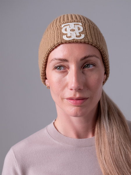 Lou Felt Monogram Beanie