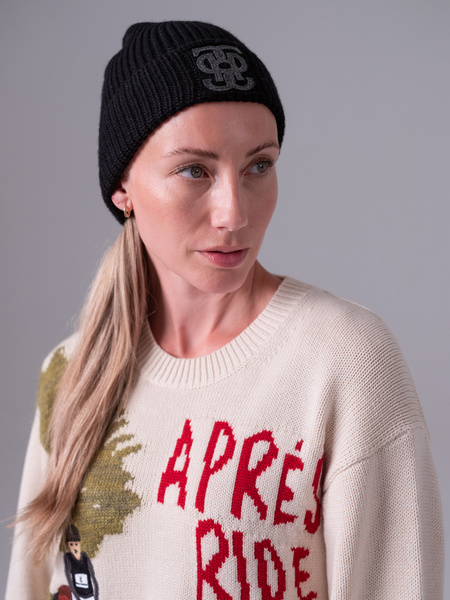 Lou Felt Monogram Beanie