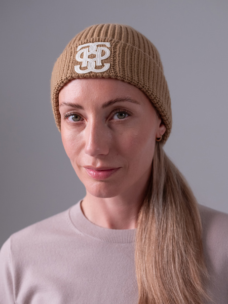 Lou Felt Monogram Beanie