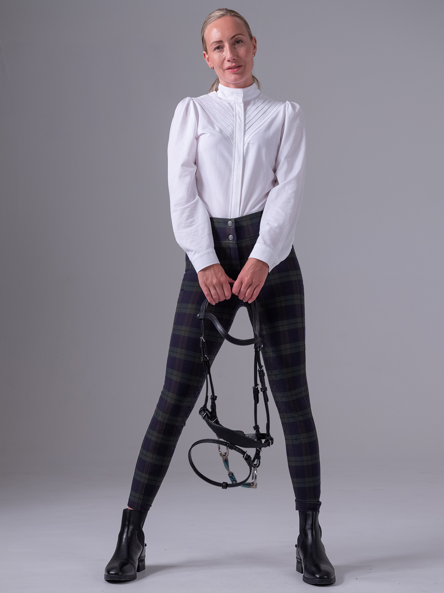 Britney Full Seat Checked Breeches