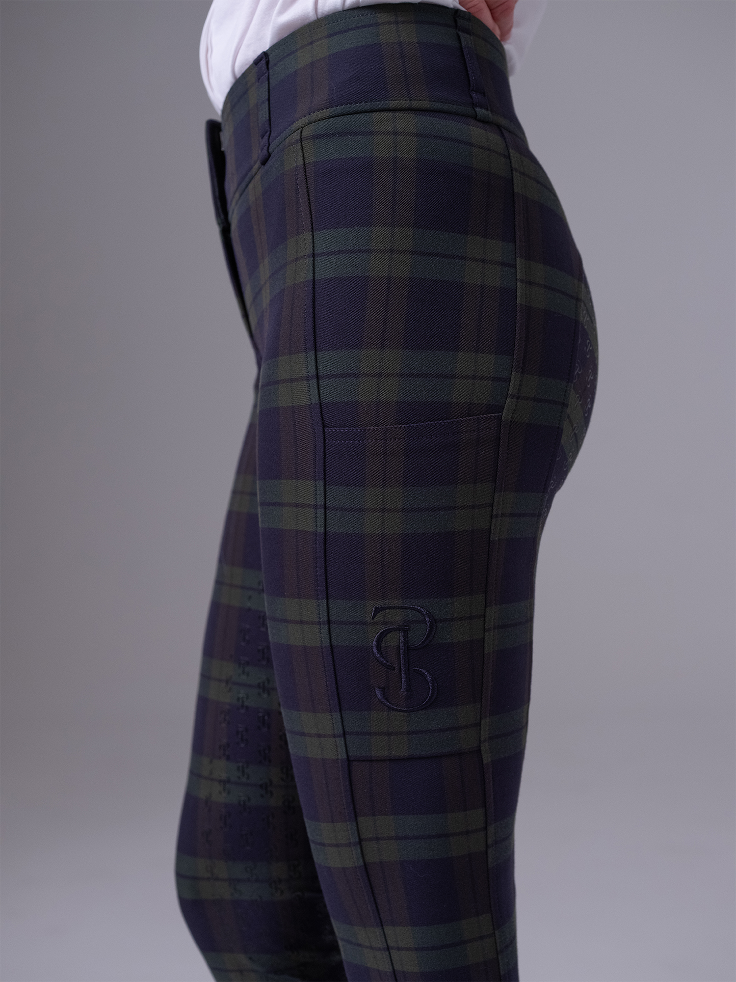 Britney Full Seat Checked Breeches