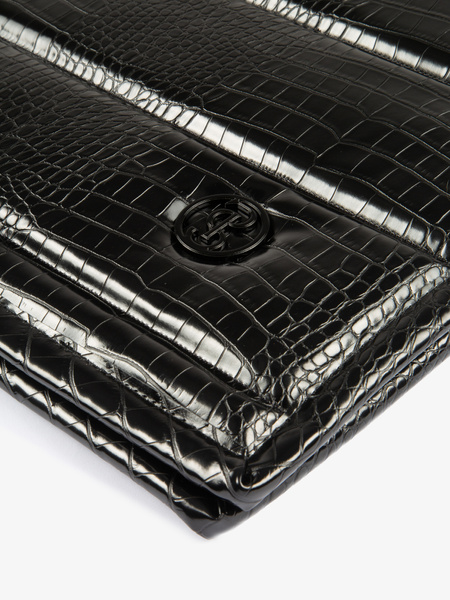 Saddle Pad Croco PU Dressage