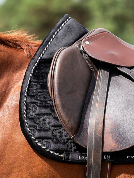 Saddle Pad Velvet Monogram Jump