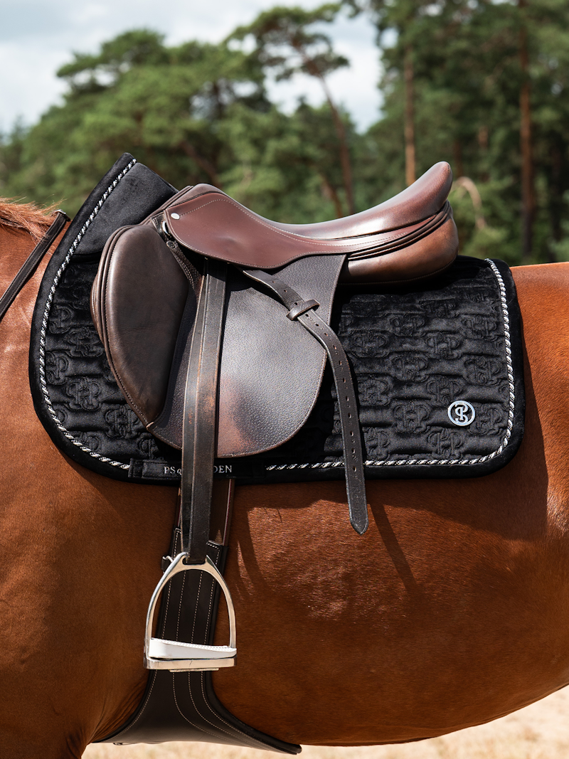Saddle Pad Velvet Monogram Jump Saddle Pad Velvet Monogram Jump