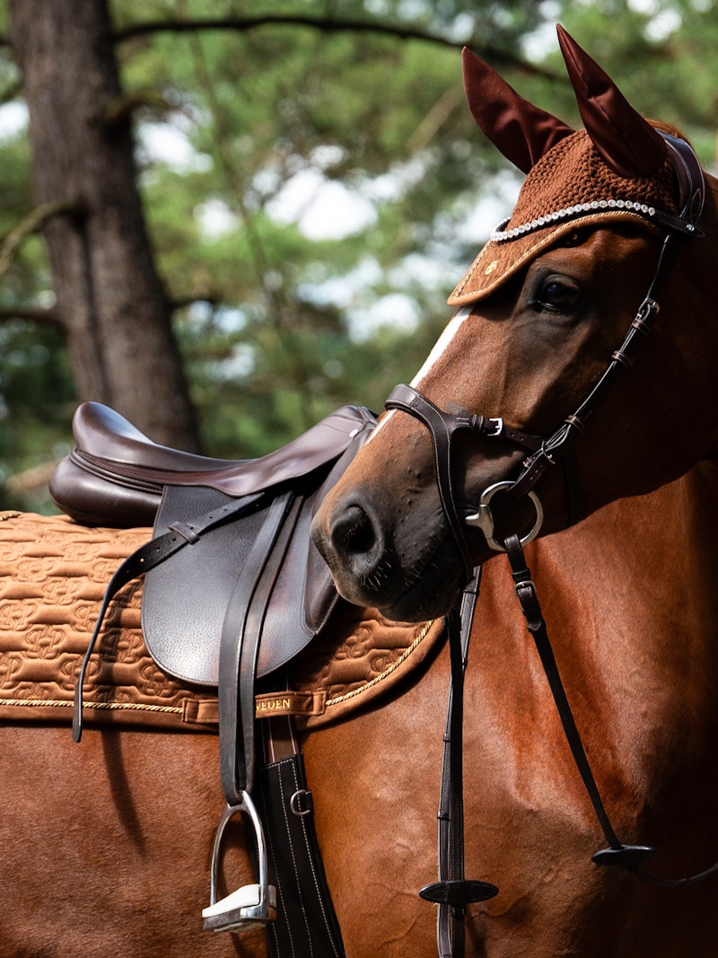 Saddle Pad Velvet Monogram Jump Saddle Pad Velvet Monogram Jump