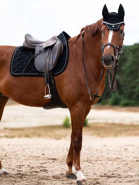 Saddle Pad Velvet Monogram Jump