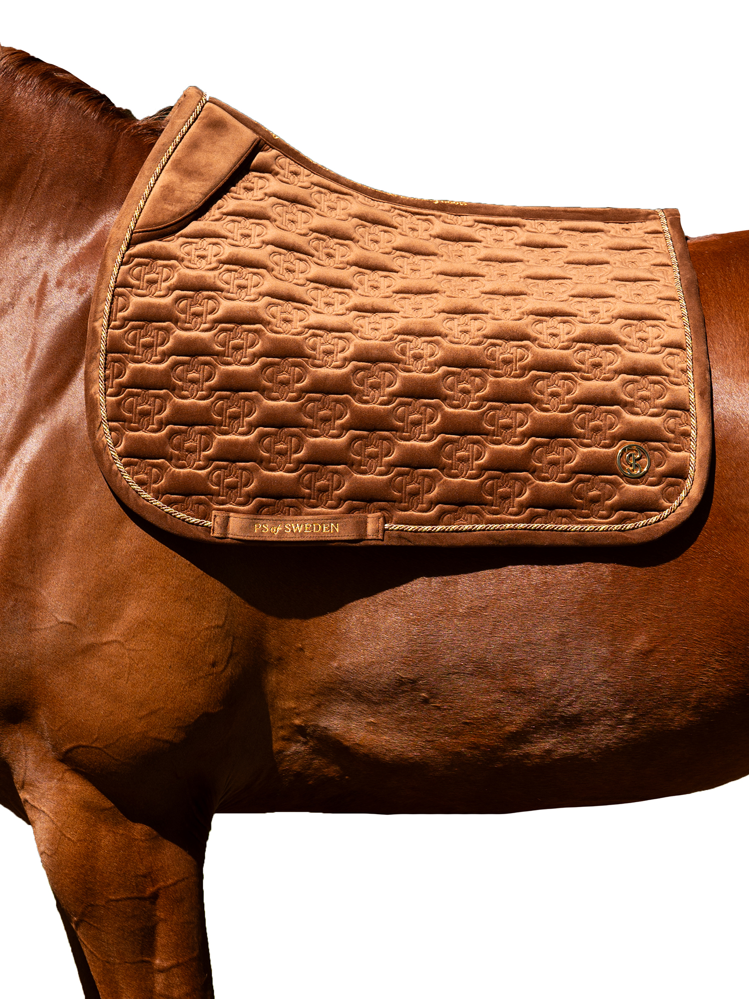 Saddle Pad Velvet Monogram Jump