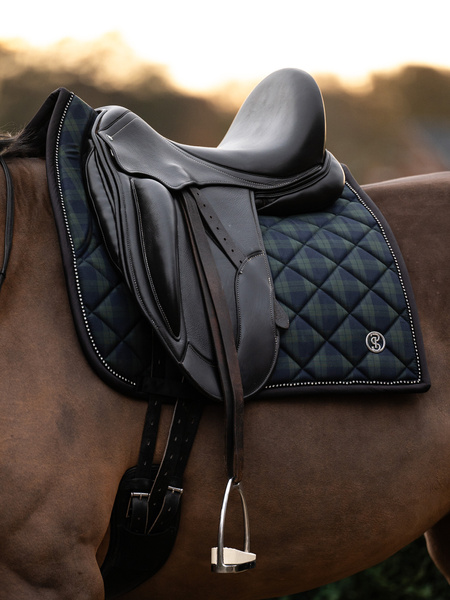 Tartan Checked Saddle Pad Dressage