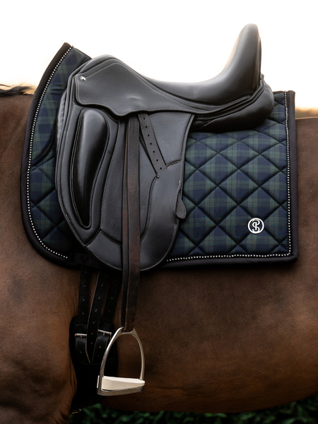 Tartan Checked Saddle Pad Dressage