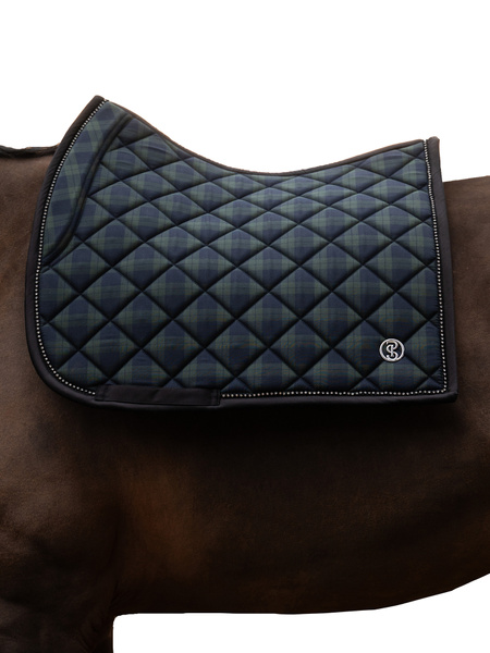 Tartan Checked Saddle Pad Dressage