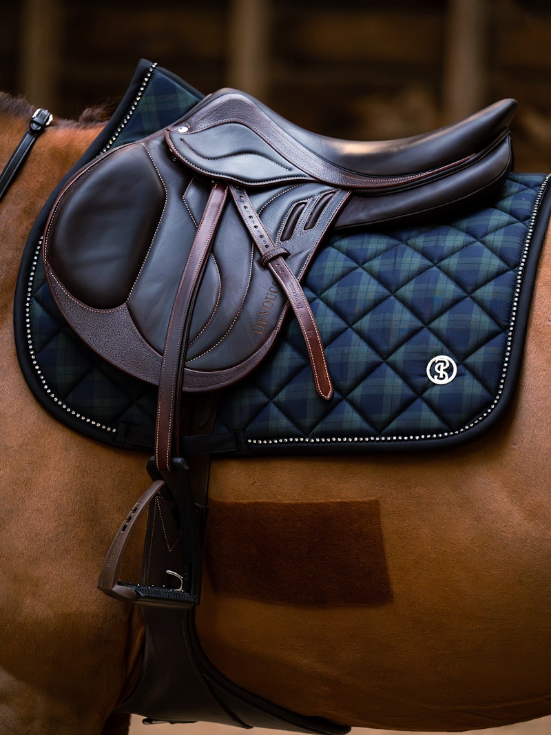 Tartan Checked Saddle Pad Jump Tartan Checked Saddle Pad Jump