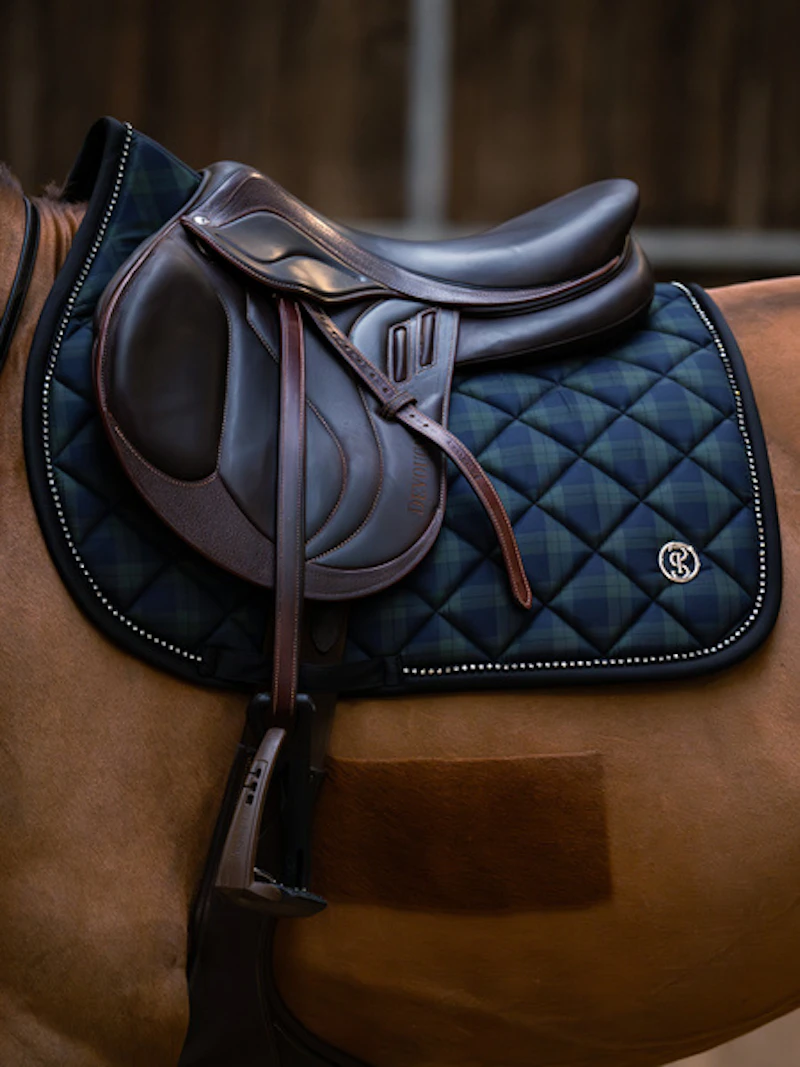Tartan Checked Saddle Pad Jump Tartan Checked Saddle Pad Jump