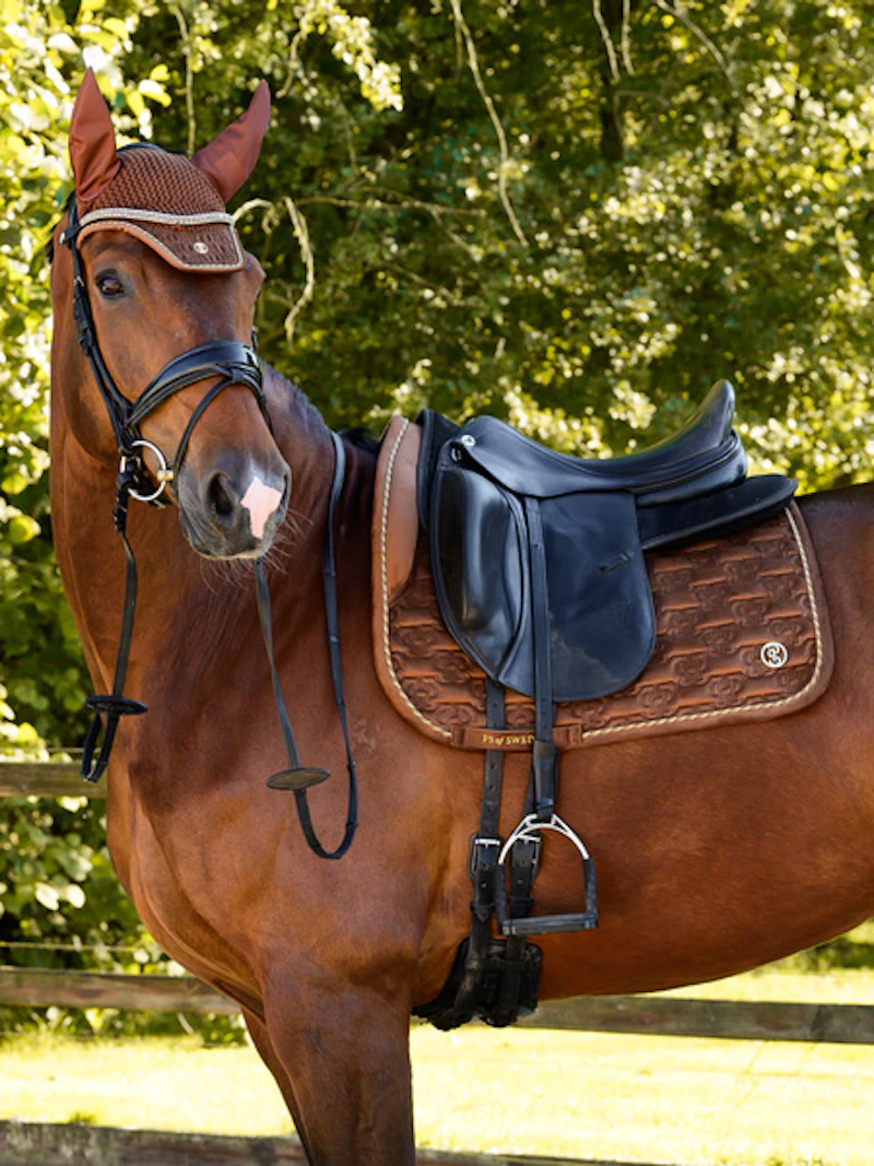 Saddle Pad Velvet Monogram Dressage Saddle Pad Velvet Monogram Dressage