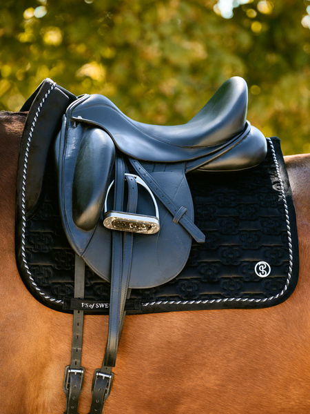 Saddle Pad Velvet Monogram Dressage