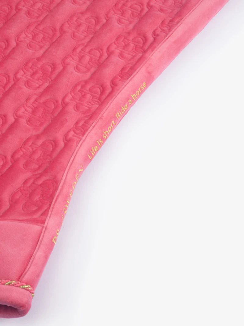 Saddle Pad Velvet Monogram Dressage Saddle Pad Velvet Monogram Dressage