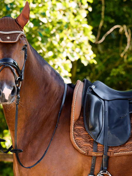 Saddle Pad Velvet Monogram Dressage