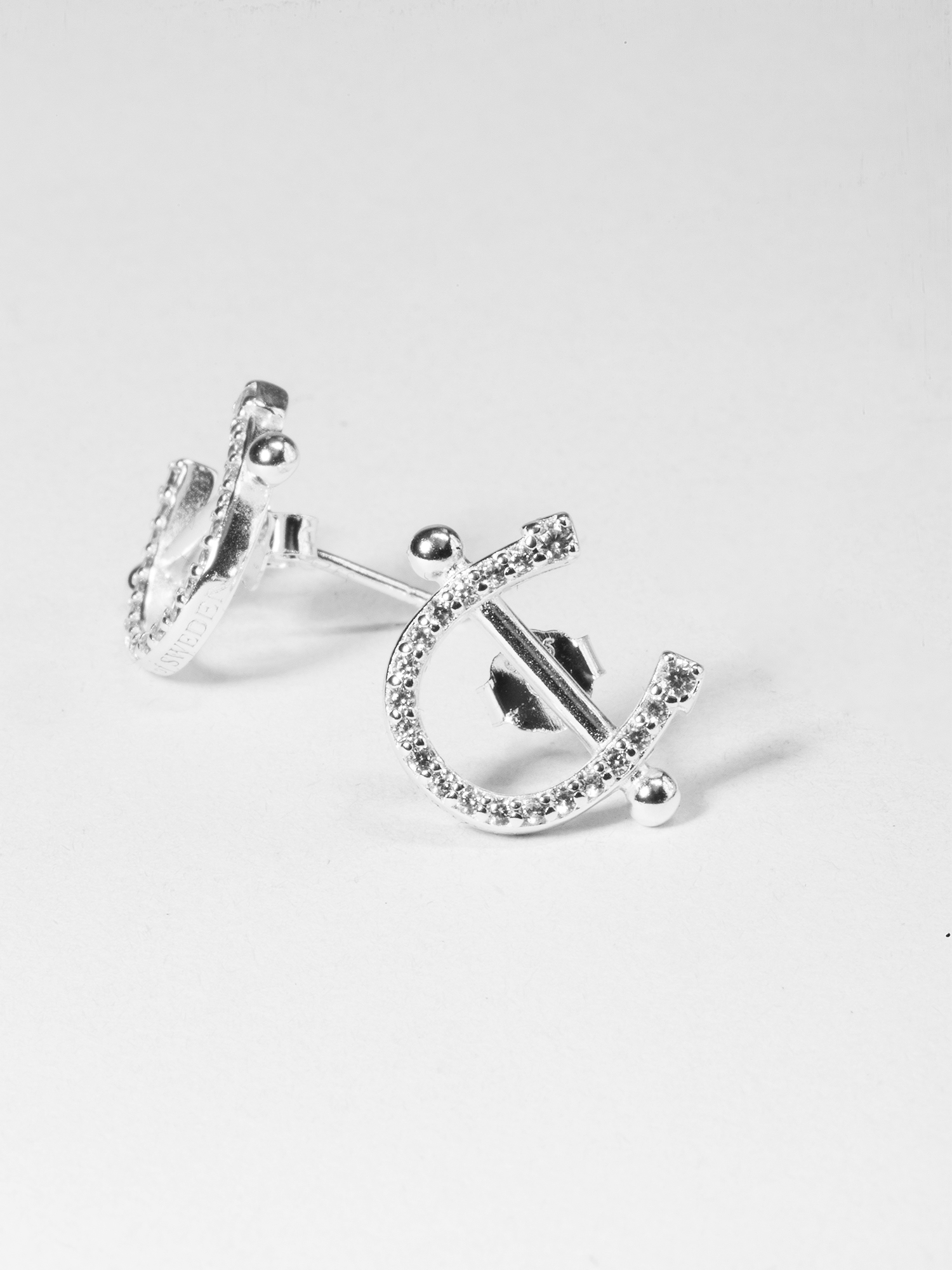 Pierced Horse Shoe Earrings