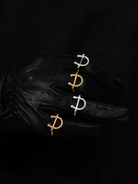 Pierced Horse Shoe Ring
