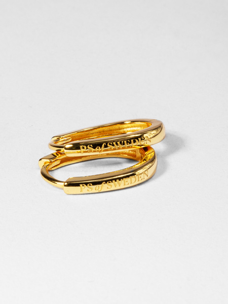 Oval Hoop Earrings