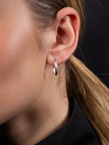 Oval Hoop Earrings