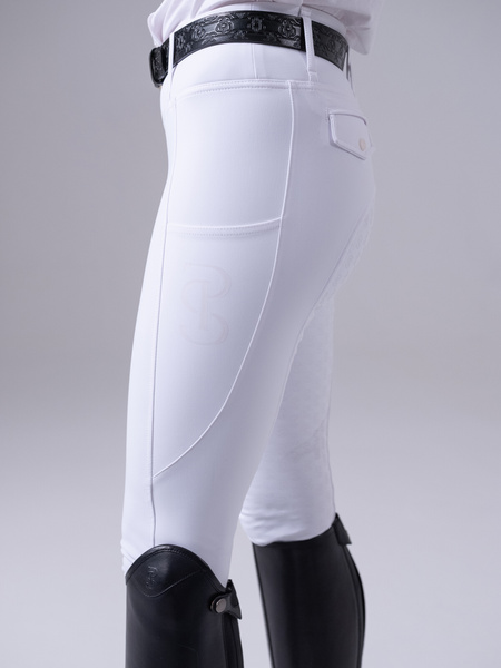 Katja Full Grip Competition Tights White