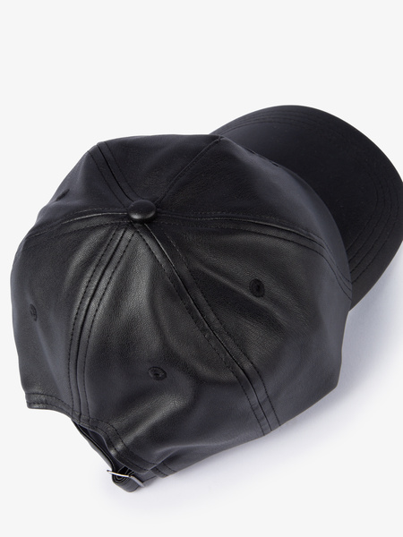 Caitlyn Vegan Leather Cap