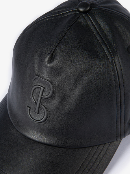 Caitlyn Vegan Leather Cap