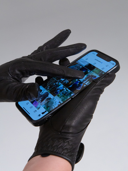 Soft Leather Riding Gloves