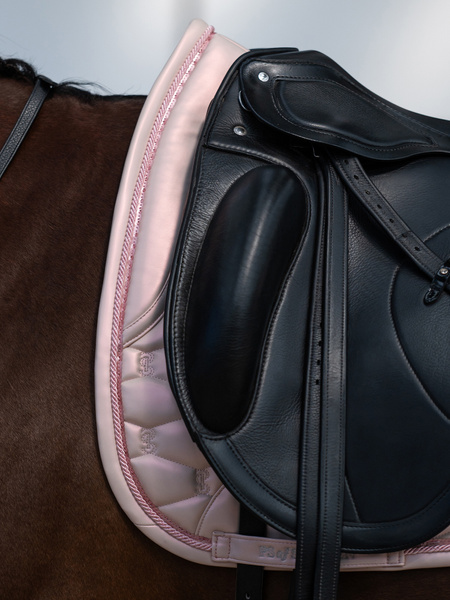 Dazzling Metallic Saddle Pad Dressage
