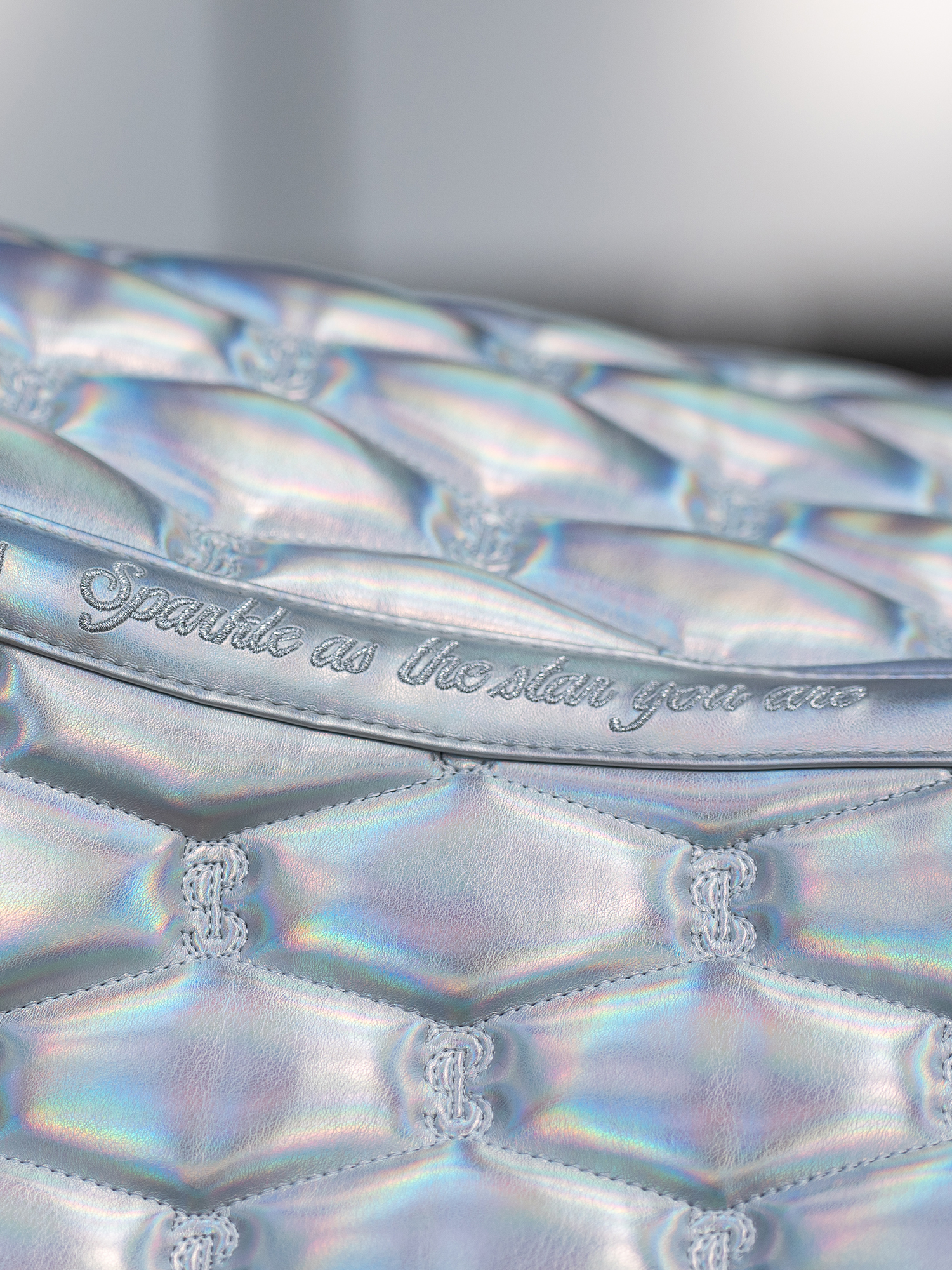 Dazzling Metallic Saddle Pad Dressage