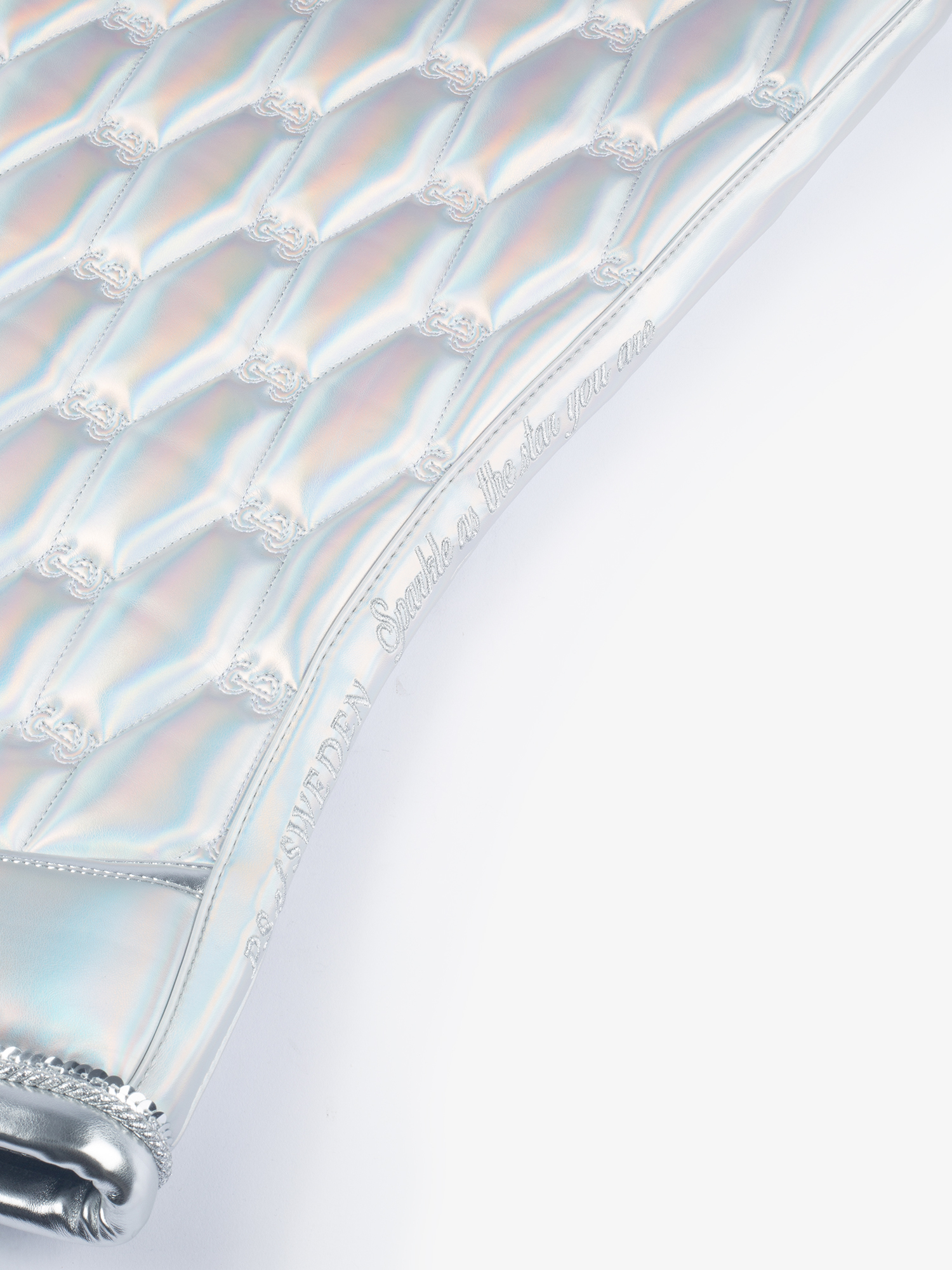 Dazzling Metallic Saddle Pad Dressage