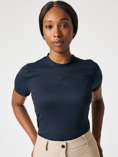 Courtney Striped Mesh T-shirt