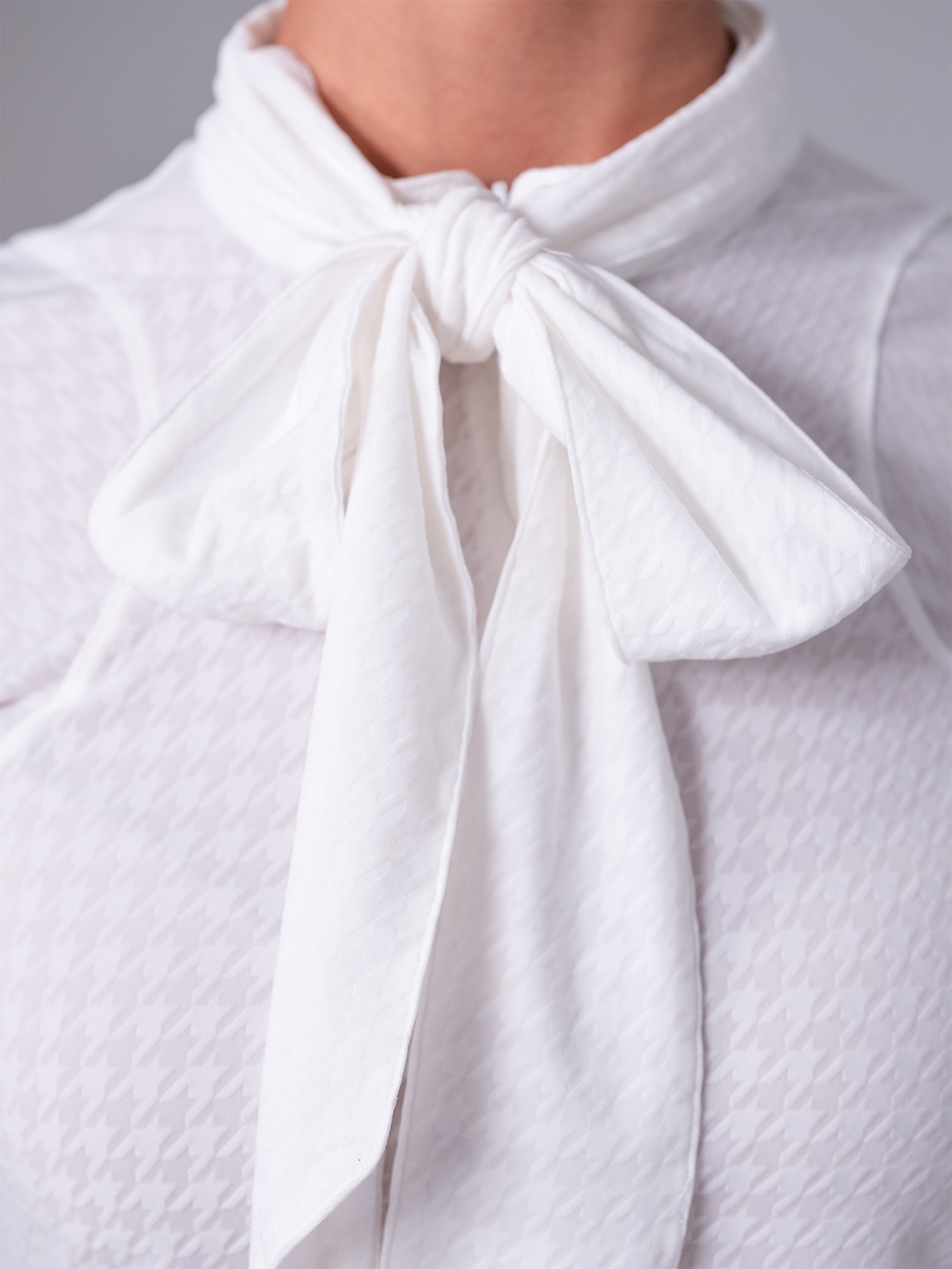 Delilah Bow Mesh Top