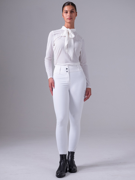 Delilah Bow Mesh Top