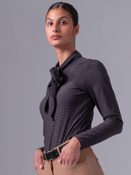 Delilah Bow Mesh Top