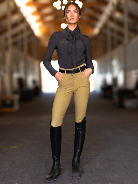 Delilah Bow Mesh Top