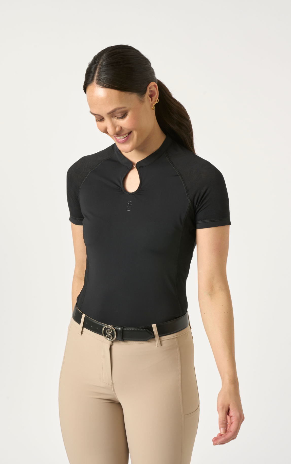 Daisy Leather Buckle Belt