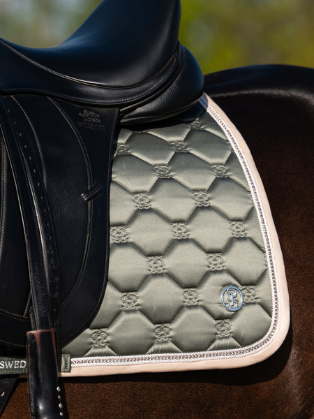 Vintage Monogram Dressage Saddle Pad