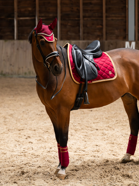 Vintage Monogram Dressage Saddle Pad