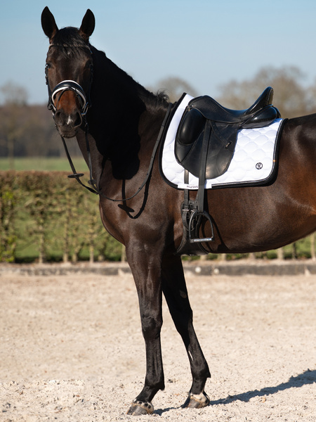 Vintage Monogram Dressage Saddle Pad