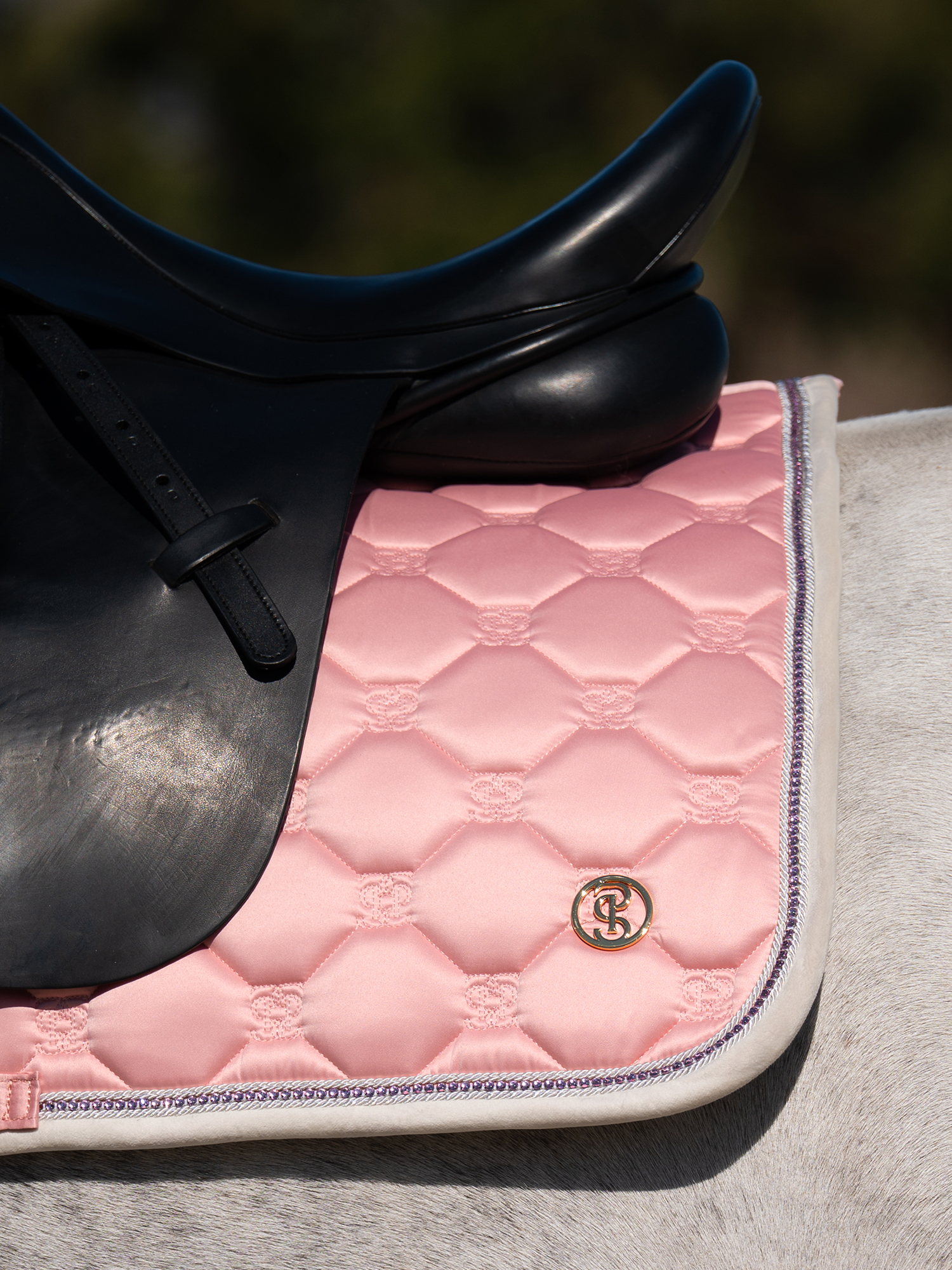 Vintage Monogram Dressage Saddle Pad
